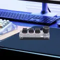 Mini Keyboard, Red Switch Mini Custom Keyboard 3 Keys for Laptop. 
