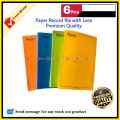 Paper Record file with Lace  Premium Quality pack of 6 pcs. 
