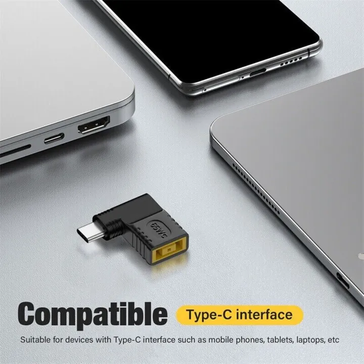 65W%20Slim%20Square%20Tip%20Charger%20To%20Type%20C%20Power%20Adapter%20Converter%2090%20Degree%20For%20Lenovo%20Accessory%20USB%20Type%20C%20PD%20Fast%20Charging%20Adapter%20-%20Image%206