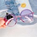 Cute Round Sunglasses For Kids Girls Boys Children's Sun Glasses Fashion Transparent Jelly Color Goggles Baby Student Eyeglasses. 