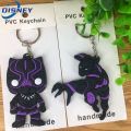 Marvel Superhero Black Panther Keychain Jewelry Accessories Movie Avengers Pendant Keyring Car Backpack Key Chain Quality Gifts. 