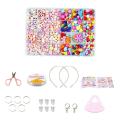 Bracelet Craft Beads Jewellery Making Set Box Kit For Kids Girl DIY Set 1.