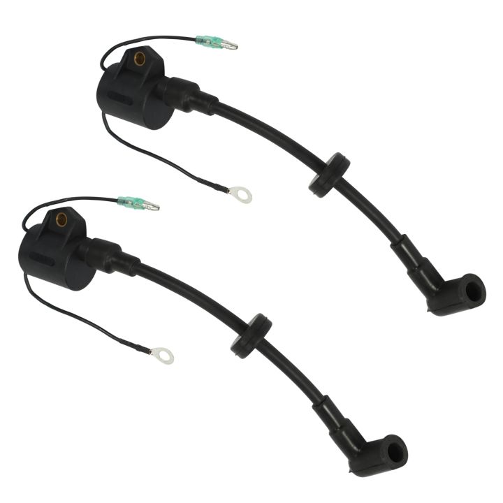 2X Ignition Coil for 61N-85570-00,Ignition Coil Assy for Hidea 2 Stroke 30HP Boat Engine