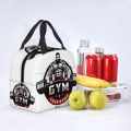 Bodybuilding And Gym Logo Resuable Lunch Box for Women Leakproof Cooler Thermal Food Insulated Lunch Bag Kids School Children. 