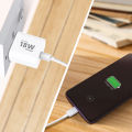 18W Fast Charger - USB Type-A Charger with USB Cable, Quick Charge Power Adapter for All Android Samsung and iphone 16/15 Mobile Devices. 