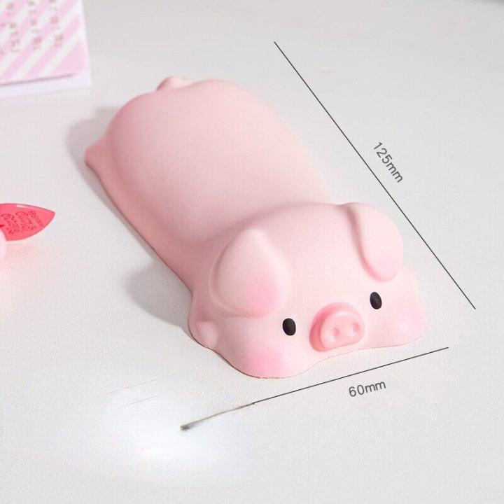 3D Cute Soft Mouse Pad Decompression Wrist Rest Pad Cartoon Animal Shape Light Weight Hand Pillow Ergonomic Comfortable Mouse Pad Anti-slip Soft Sponge Memory Foam Wrist Cushion