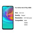 100% Tested For infinix Hot 9 Play X680 LCD Display Screen Touch Digitizer Assembly For X680B X680C With Free Tools.