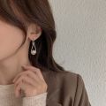 Fashion Lovely Geometric Senior Dangle Earrings Contracted Temperament Crystal Sweet Women Earrings Jewelry. 
