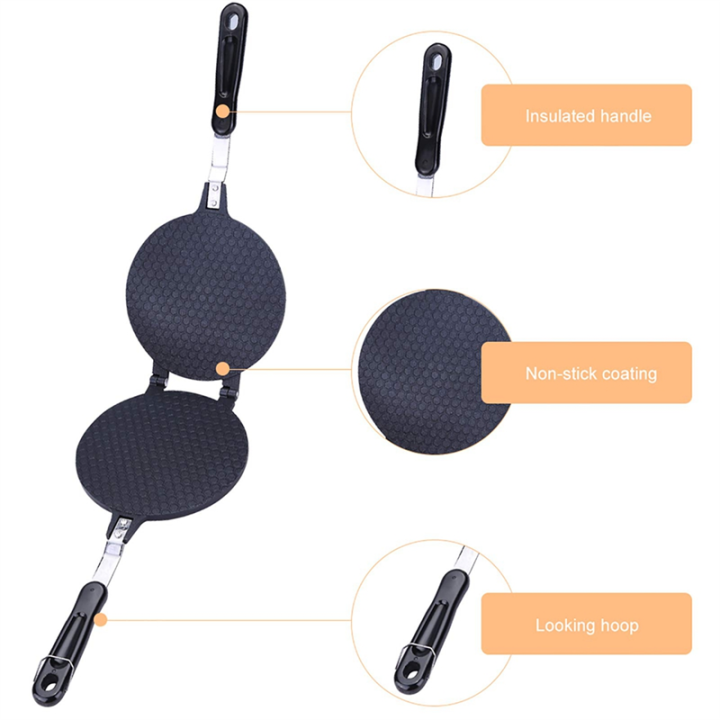 1%20PCS%20Waffle%20Cone%20Maker%20Nonstick%20Waffle%20Cone%20Making%20Mold%20Kitchen%20Gas%20Baking%20Tool%20Mould%20For%20Home,%20Kitchen%20Restaurant%2017cm%20-%20Image%203