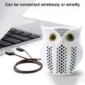 Owl Shape Portable Mini Bluetooth Speakers Bluetooth 5.0 Wireless Bass Subwoofer Music Player Loudspeaker Bluetooth Speakers.