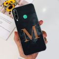 For Huawei Y7p Case Y7P Y 7P 2020 ART-L29 ART-L28 Fashion Letter Soft Silicone TPU Shockproof Phone Back Cover.