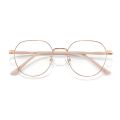 Korean Style Round Reading Glasses Computer Frame Alloy Women Prebyopia Anti Blue Light Spectacles Eyeglasses 0 +1.5 +2 +2.5 +3.