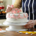 Cake Decorating Turn Table 28cm - White. 