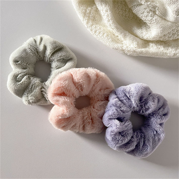 Winter%20Warm%20Soft%20Hair%20Scrunchies%20Women%20Girls%20Cute%20Plush%20Elastic%20Hair%20Band%20Multicolor%20Rubber%20Band%20Encounter%20-%20Image%207