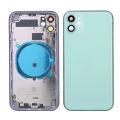 Back Housing For iPhone 11 Pro Max Back Battery Door Glass with Middle Chassis Frame SIM Tray Side Key Parts. 