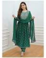 New Collection - Readymade Nayra Cut Gown Three-Piece Set for Women - Elegant Fashion. 
