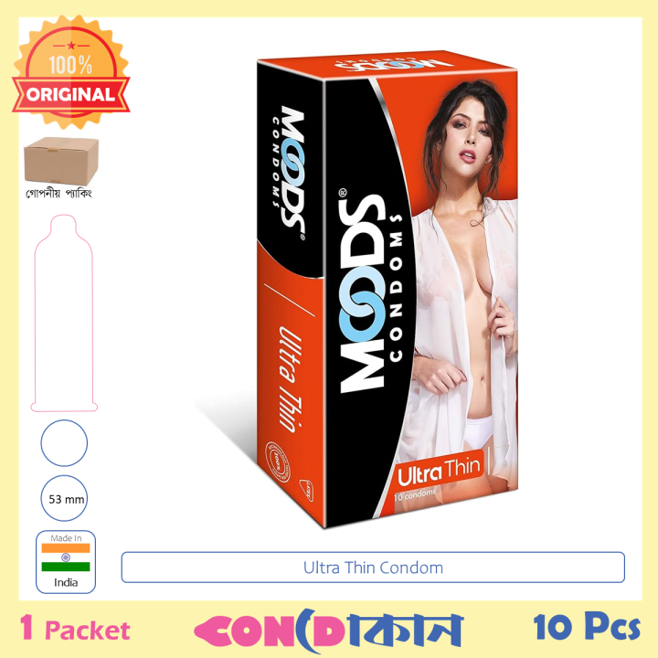 Moods Ultra Thin Condom 1 Pack (10 Pcs)