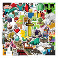 50 Minecraft Game Stickers, Mobile, Laptop, Trunk, Car Stickers, Minecraft. 