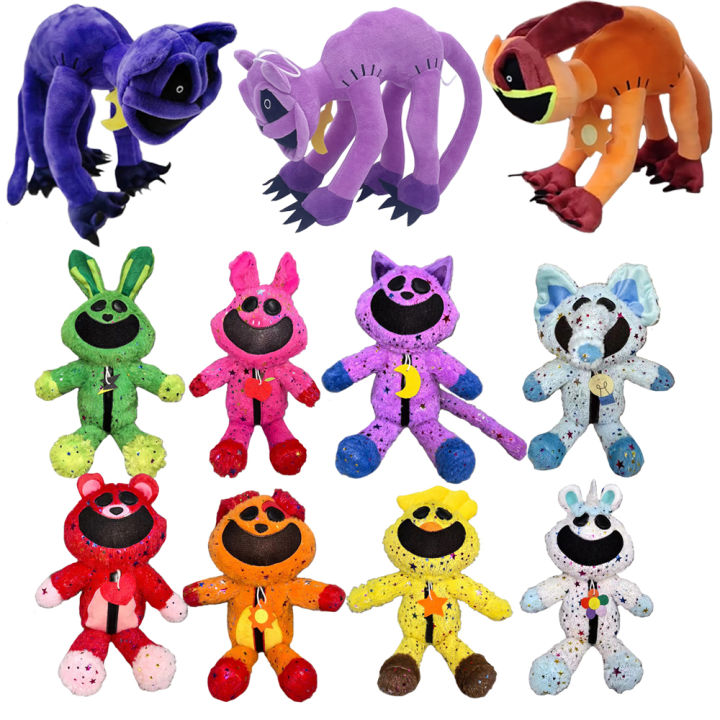 22style Catnap Plush Smiling Critters Plush Toy Hopscotch Catnap Bearhug Plushie Doll Decoration Kawaii Stuffed Toy for Kids