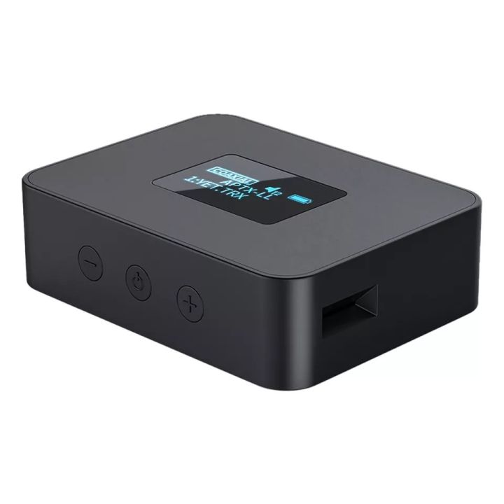 VAORLO%20OLED%20Display%20CSR%205.0%20Bluetooth%20Audio%20Transmitter%20APTX-HD/LL%20SPDIF+Coaxial+3.5mm%20AUX%20Wireless%20Adapter%20For%20TV%20PC%20-%20Image%207