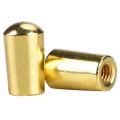 3Pcs Guitar Switch Tip, 3 Way Toggle Switch Knob Tip Cap Copper For Lp Epi Electric Guitar,Gold.