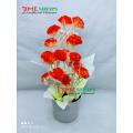 Artificial Flower & Plant 18Cm In Plastic Pot For Any Kind Of Decoration - Home Decoration Item - Home Decoration Item - Home Decoration Item. 