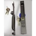 2 pcs Sliding window & door aluminium Sliding handle 1 pis lock and 1 pis key lock  bronze colour.. 