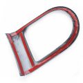 Carbon Fiber Car Interior Gear Shift Panel Trim Cover For Ford Mustang 2015-2018 Decoration Frame Car Stickers. 