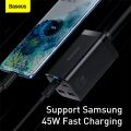 Baseus 65W GaN Charger Desktop Laptop Fast Charger 4 in 1 Adaptor-2c+2u 65w-CN.