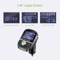 HY29 Bluetooth FM Tran_s_mitter Car MP3 Player 3.1A USB Charger Support EQ Setting Voltmeter TF Card U Disk AUX Out. 
