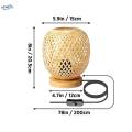 Rattan Table Lamps Accs Boho Beside Lamp Rustic for Photo Props Bedside Home. 