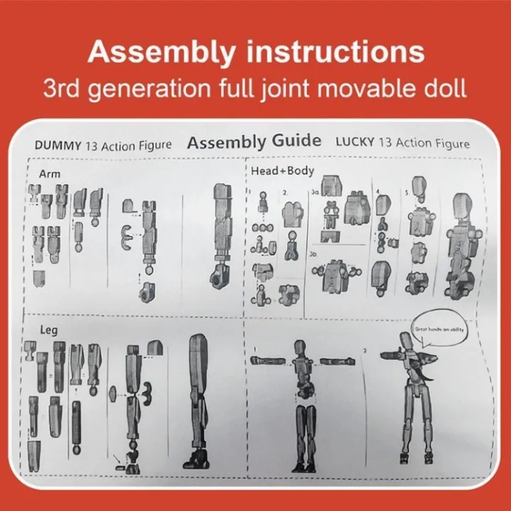 Multi-Jointed%20Movable%20Shapeshift%20Robot%203D%20Printed%20Mannequin%20Dummy%2013%20Action%20Figures%20Toys%20-%20Image%209