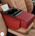Car Armrest Cover Auto Center Console Armrest Cup Phone Holder.