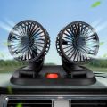 Car Fan, 12V 360 Degree Adjustable Small Size 2 Speed Cooling all Vehicle Fan. 