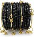 Traditional Kashmiri Churi Set with Golden Latkan for Women.