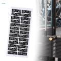 Weight Stack Labels Weight Number Stickers for Strength Training Indoor Gym Resistance Trainers.