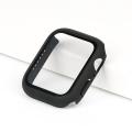 For Apple Watch 44mm Case + Tempered Glass for watch series 4/5/6 , Screen Protector Coverage Bumper Case for Apple Watch Series 4,5,6 44mm. 