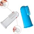 Pet Finger Toothbrush Super Soft Silicone Cat Dog Teeth Cleaning Finger Toothbrush. 