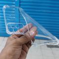 for samsung galaxy A73 5g clera transparent back cover with camera protector.