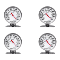 4X Stainless Refrigerator Thermometer Freezer Temperature Gauge Mini Thermometer Grill for Home Kitchen Food.