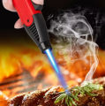 Honest Metal Torch Gas Lighters Windproof Lighter Cigar Butane Jet Portable Lighter Outdoor Kitchen Blue Flame. 