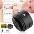 A9 Mini WiFi Camera 1080P Full HD Night Vision Wireless IP Camera black.