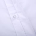 Men's Classic Fly Front Placket French Cuffs Dress Shirt Without Pocket Full Sleeve Standard-fit Banquet Wedding White Shirts. 