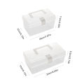 Mask Storage Box With Handle Household Dust-proof Sealed Large-Capacity Box Waterproof Dustproof Sundries Storage Box Holder.