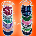 12 Pcs multicolor Baby Soft Cotton Bibs High Quality Double Layers Waterproof. 