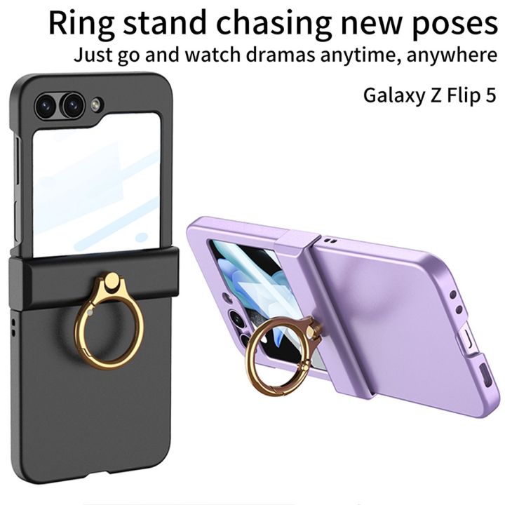 Case%20for%20Samsung%20Galaxy%20Z%20Flip5%20Hinge%20Protection%20Ring%20Kickstand%20Slim%20and%20Thin%20Protective%20Cover%20for%20Galaxy%20Z%20Flip%205%20-%20Image%207