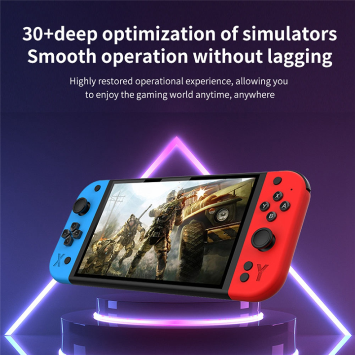 G90%20Portable%20Game%20Console%20Arcade%207%20Inch%20Screen%20over%2030%20Simulators%20Retro%20Gaming%20Controller%20for%20/PS/N64/%20White%20-%20Image%204