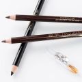 1PC Microblading Wooden Eyebrow Pen Waterproof Long Lasting Makeup Eye Brow Pencil Positioning Black Dark Brown Eyebrow Cosmetic. 