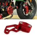 【Mary DAI Store】Color: Red+Motorcycle Modified Parts Pipeline Clamp Yamaha Honda General Aluminum Clamp For YAMAHA MT07 R3 MT 03/07/09. 