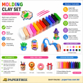 12 Colors Soft Super Light Clay Modeling Air Dry Clay For DIY Handmade Toys.